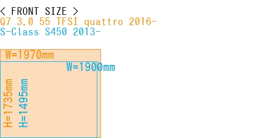 #Q7 3.0 55 TFSI quattro 2016- + S-Class S450 2013-